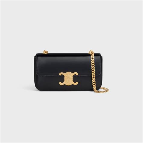 celine triomphe silver hardware|celine triomphe.